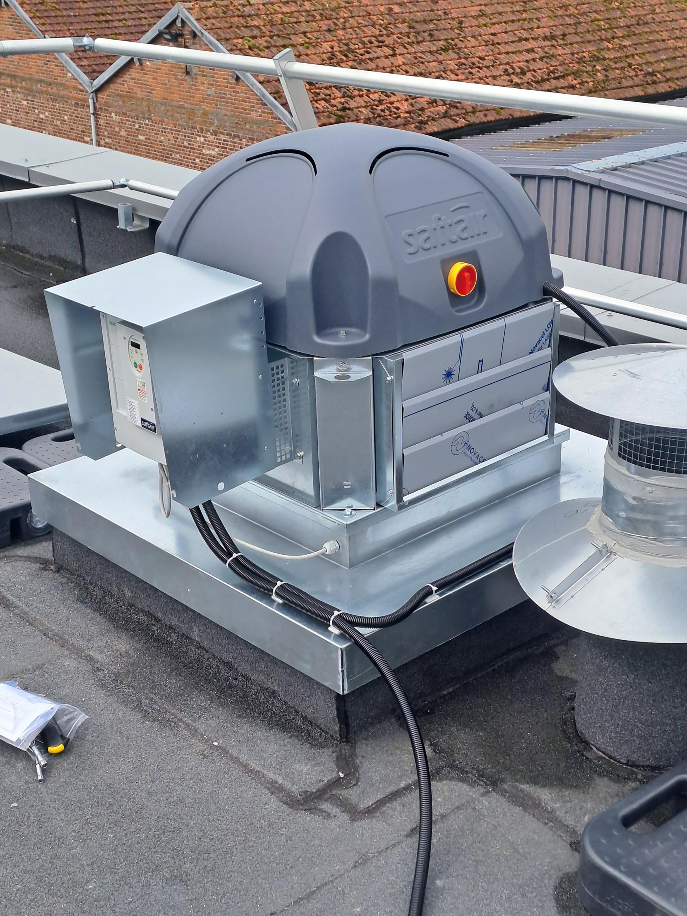 Saftair Ventilation lance une nouvelle génération de tourelles,  plus compactes et plus performantes 